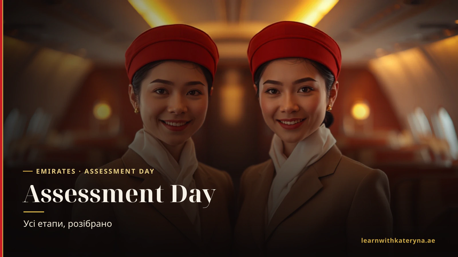 Assessment Day бортпровідниці — п'ять етапів дня і що відмічає рекрутер, гід 2026