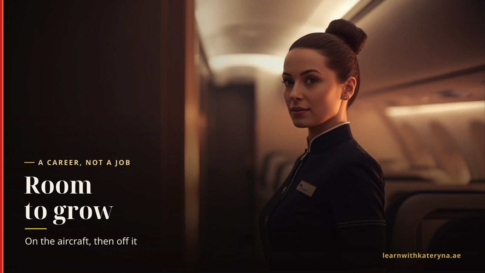 Confident international cabin crew — a long-term aviation career with room to grow