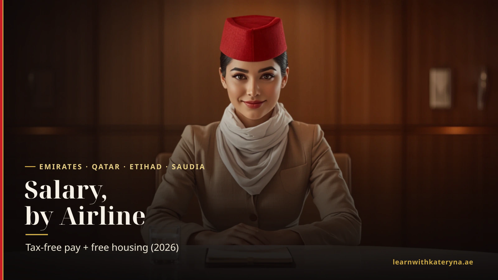 Cabin crew from Emirates, Qatar, Etihad and Saudia — cabin crew salary compared by airline