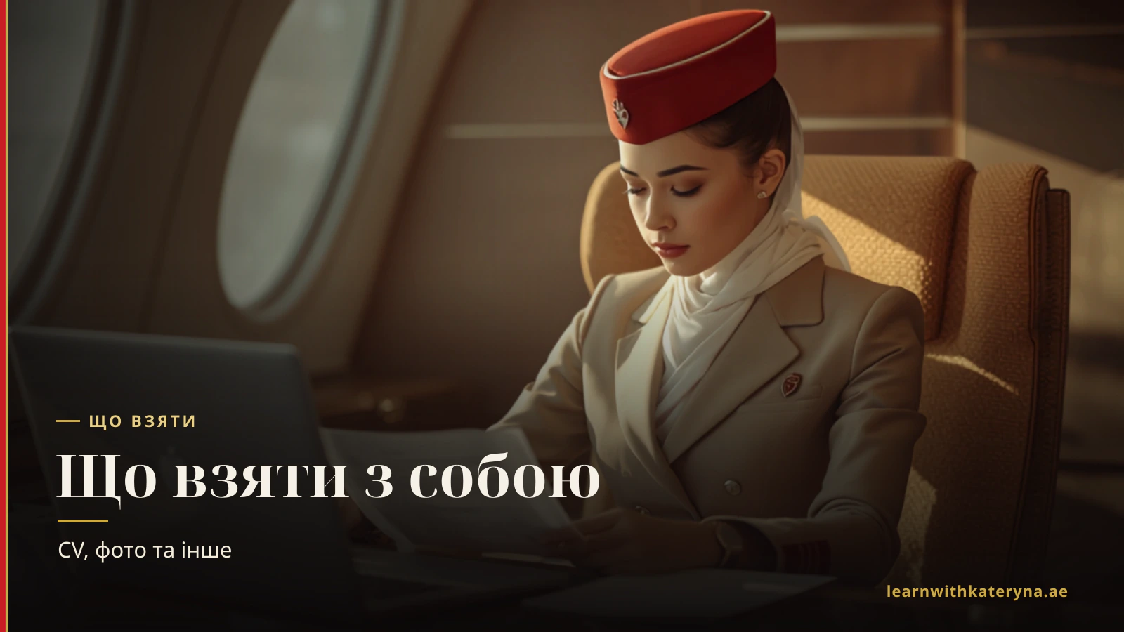Що взяти на open day Emirates — роздруковані резюме, паспорт і посвідчення, формальне фото на паспорт, діловий одяг, ручка й блокнот