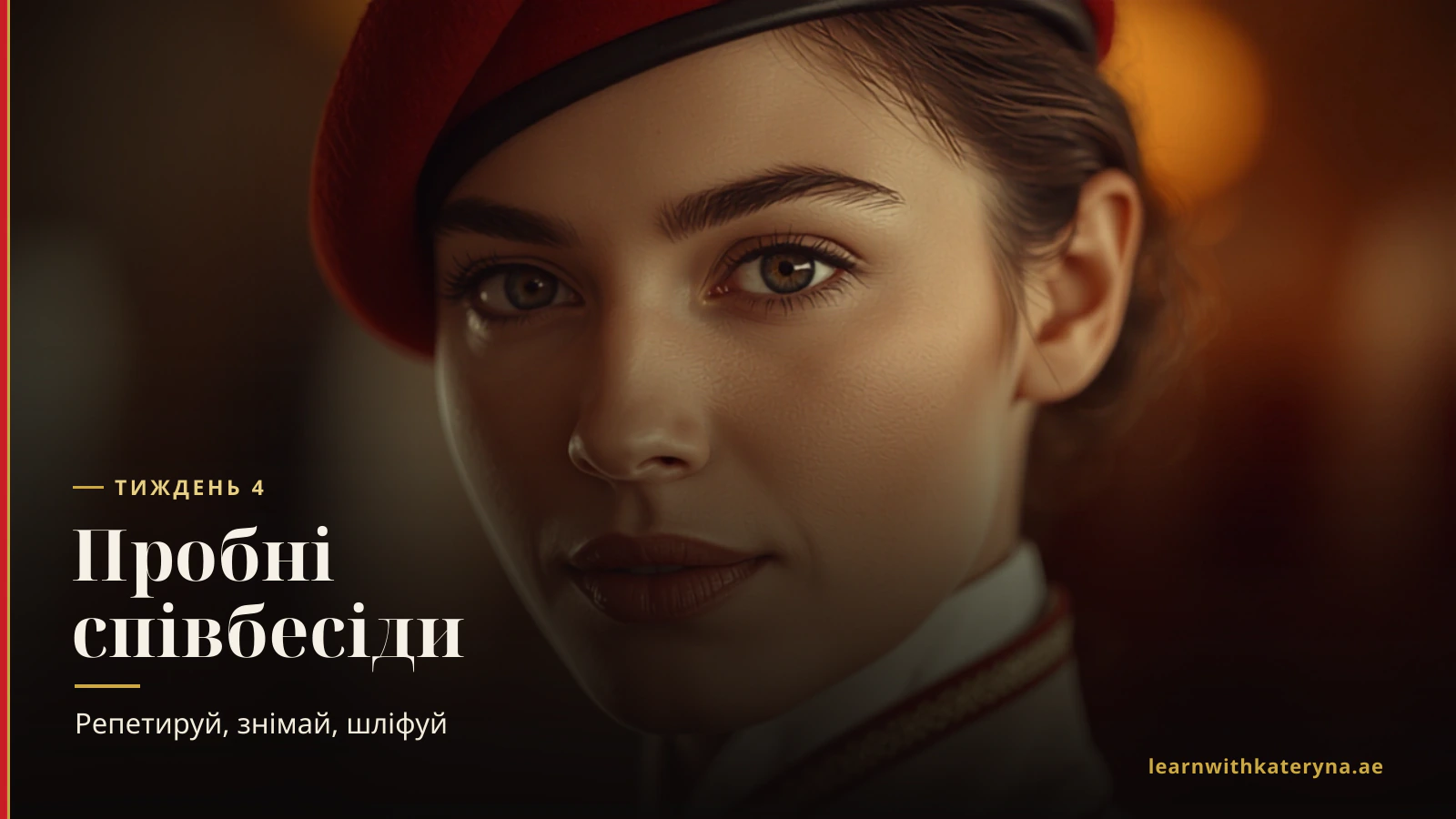 Впевнена бортпровідниця Emirates під час пробної співбесіди на четвертому тижні
