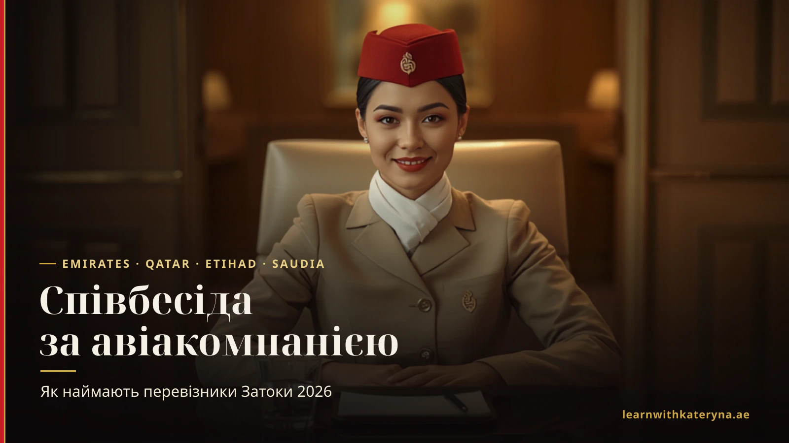Бортпровідниця за столом співбесіди — процес співбесіди порівняно за авіакомпанією