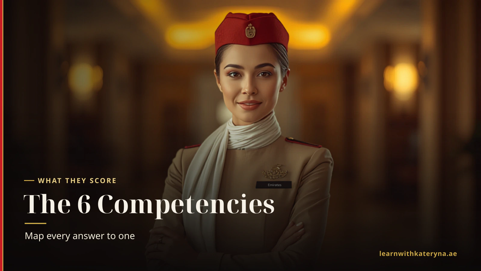 The 6 competencies of the Emirates final interview — difficult customer, teamwork, pressure, initiative, colleague conflict, mistake and lesson