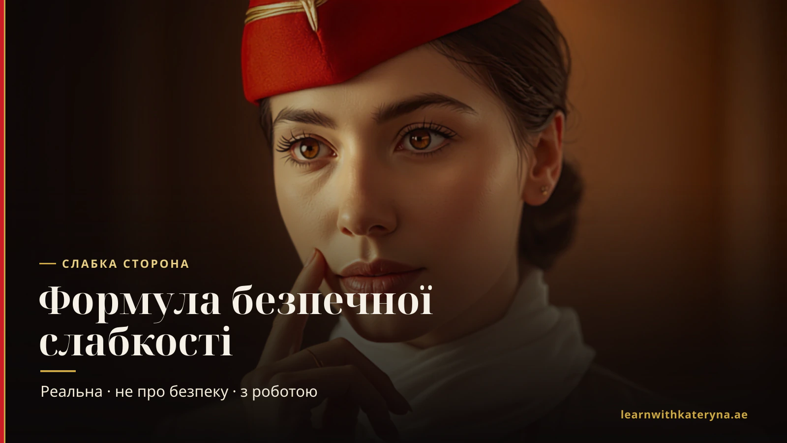 Бортпровідниця Emirates у момент чесного самоаналізу — як відповісти про слабку сторону