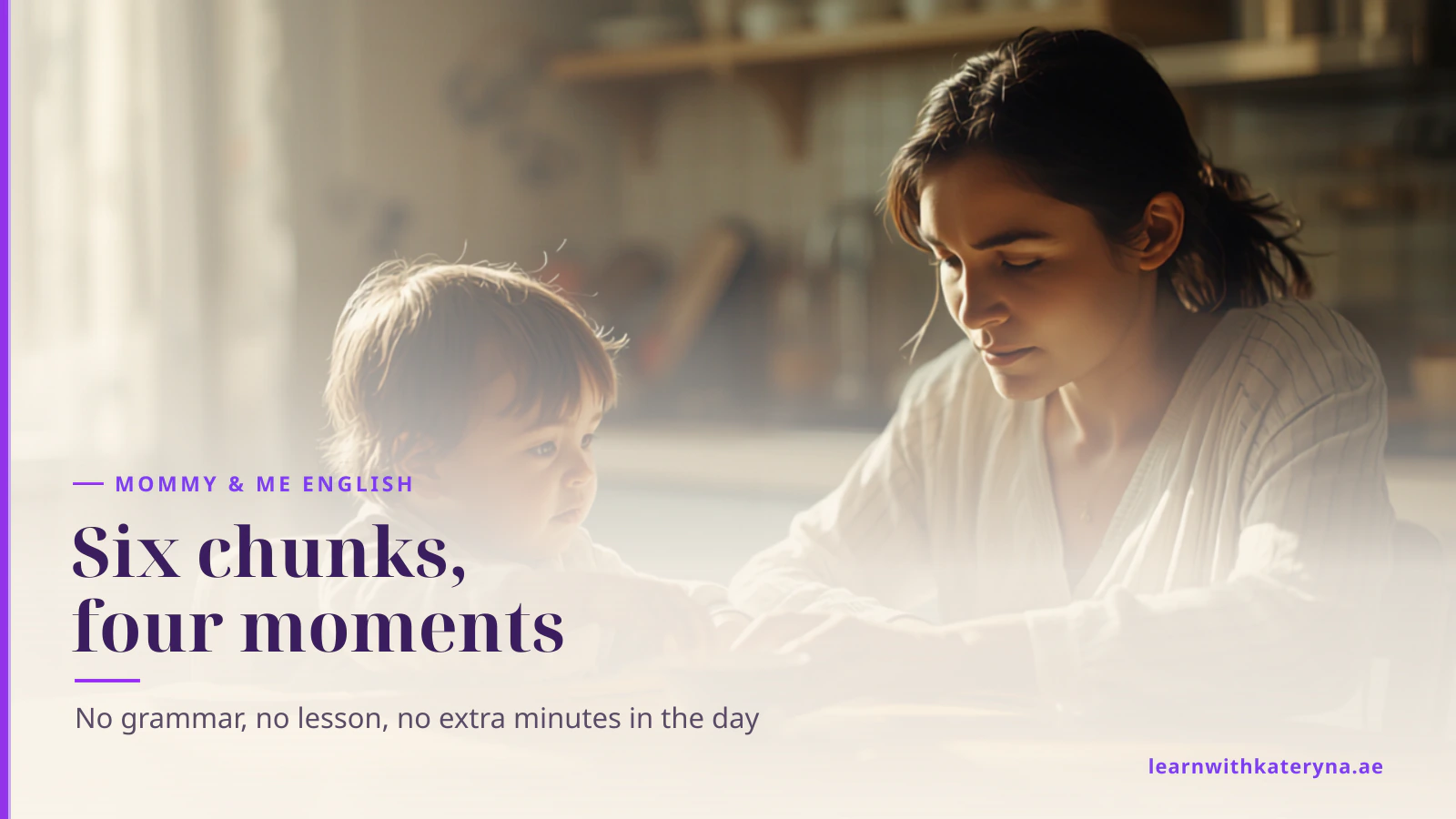 A toddler pushes a small bowl away while his mother stays calm beside him